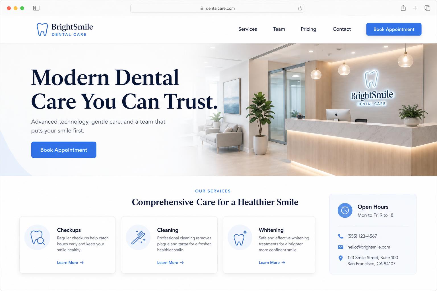 BrightSmile Dental — Healthcare
